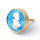 Kids Handmade Brass Dino Knob
